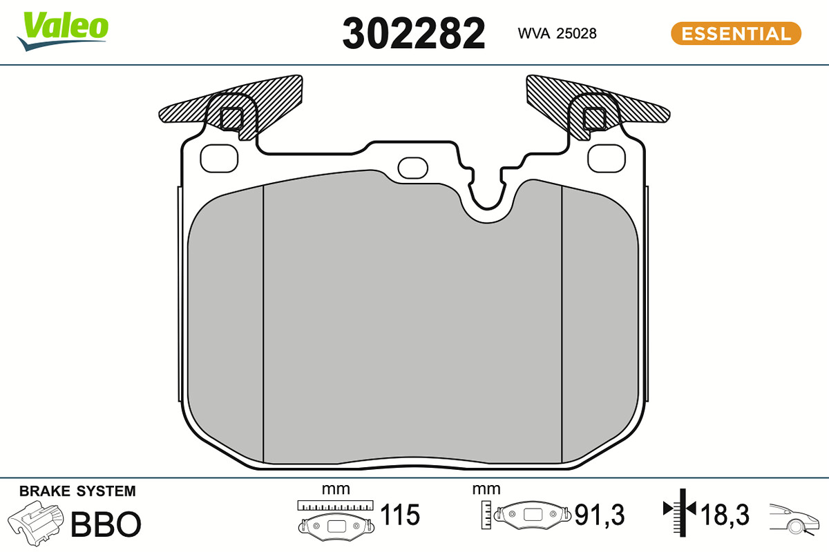 BRAKE PADS FIRST BMW 3 SERIES 06.13
